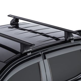Amarok 2009-2022 3 Bar Roof Rack Track Mount Vortex Black