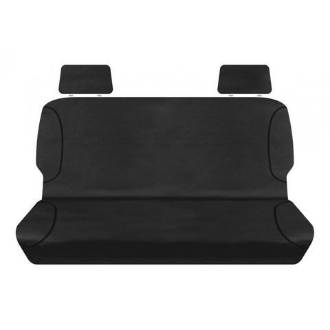 Tradies Black Rear Seat Cover - Navara 2017+