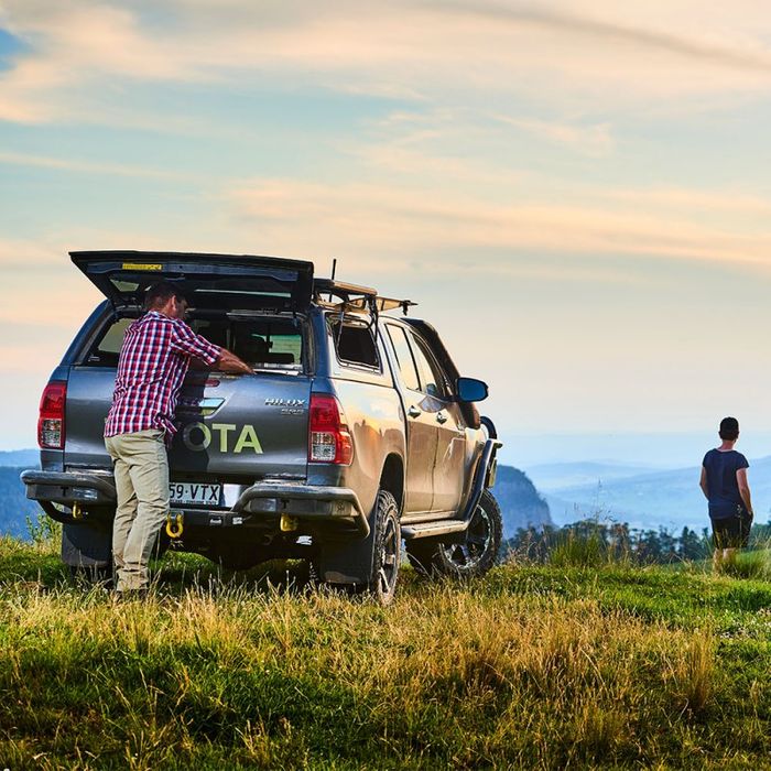 Aeroklas Stylish Canopy for Toyota Hilux