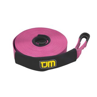 TJM Pink Winch Ext Strap 20m 4T