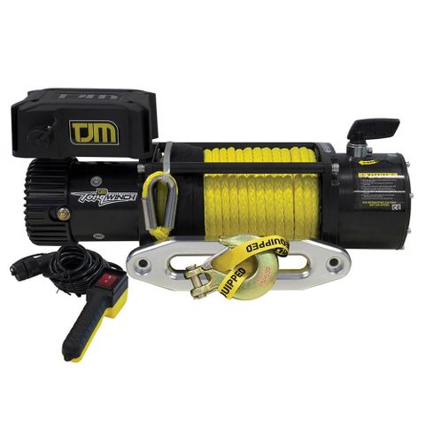 TJM Torq Electric Winch 9500LB (4300kg) incl Synthetic Rope