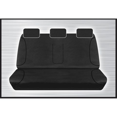 Tradies Black Rear Seat Cover - Ranger / BT50