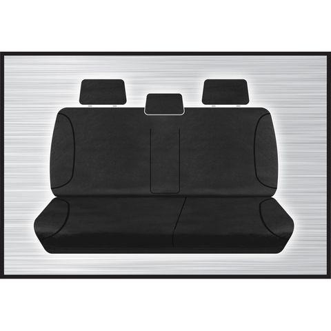 Tradies Black Rear Seat Cover - D-Max