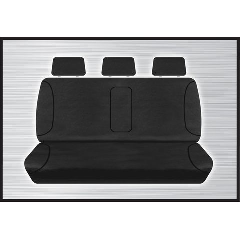 Tradies Black Rear Seat Cover - Triton 2015-2023