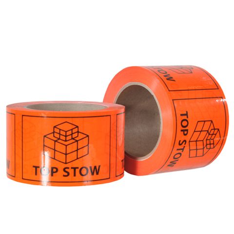 Top Stow Label 72x100mm 24rolls/ctn