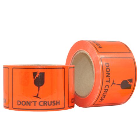 Do Not Crush Label 72x100mm 24rolls/ctn