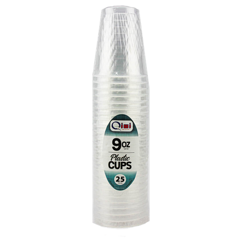 Q 9oz Clear Cup 25pcs x 40pkt - 1000pcs