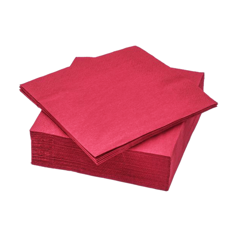 Q 1/4 Red D/Napkin 100x10pk 1000pcs/ctn