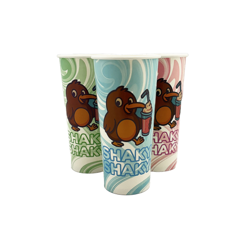 Q 24oz Milkshake Cup Printed 500pcs/ctn