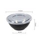 Q 1050ml Diamond Bowl Black 400pcs/ctn