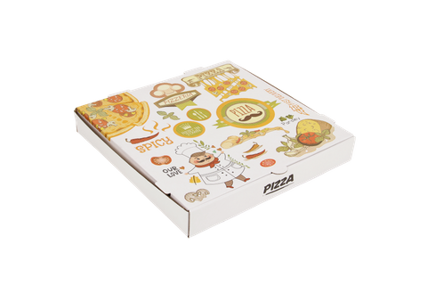 12" Coloured Pizza box 50pcs/pkt