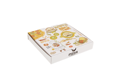 10" Coloured Pizza box 50pcs/pkt
