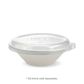 BP 800ml S/Cane Bowl White 400pcs/ctn