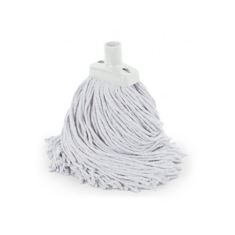 B 400gm Cut End Value Mop Head White