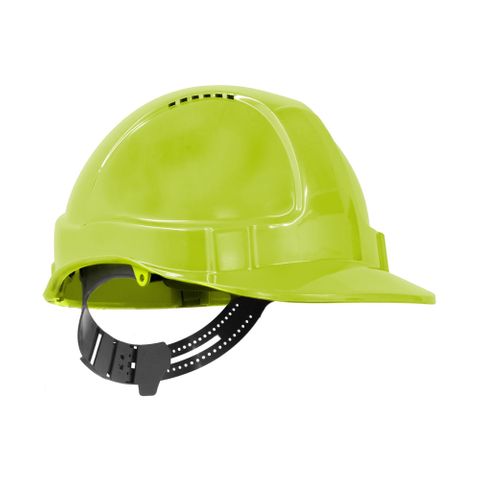 TN Hard Hat Short Peak Pin Lock Neon Y