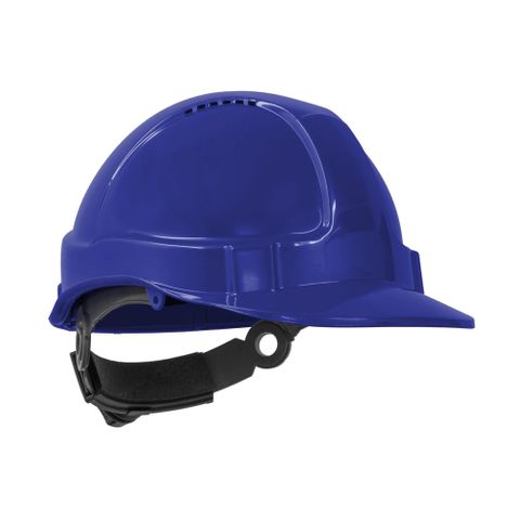 TN Hard Hat Short Peak R/Lock Blue