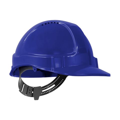 TN Hard Hat Short Peak Pin Lock Blue