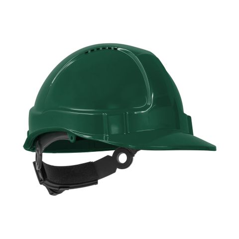 TN Hard Hat Short Peak R/Lock Green