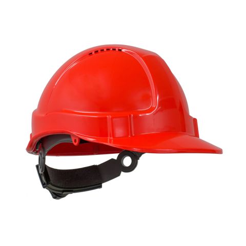 TN Hard Hat Short Peak R/Lock Neon O