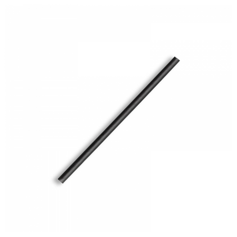 BP Paper Cocktail Straw Black 250pcs/pkt