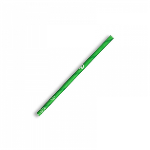 BP Paper Cocktail Straw Green 250pcs/pkt