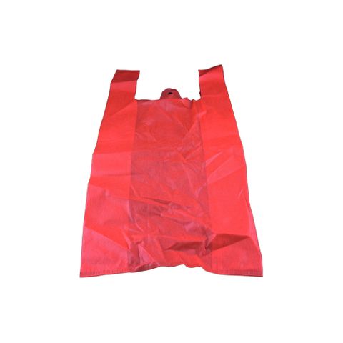 Q Medium Red N/Woven Bag 500pcs/ctn
