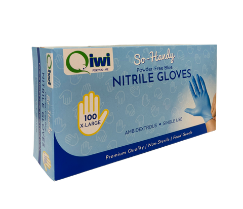 X-Large Nitrile Blue Glove PF 10pk/ctn