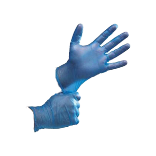 Blue Vinyl Glove PF X-Large 10pk/ctn