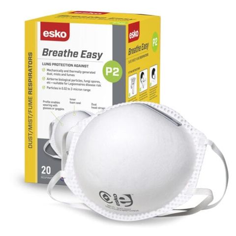 E P2 Dust Mask 20pcs/pkt