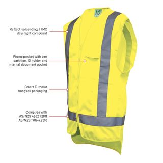 E Hi-Vis Yellow D/N Extra Large