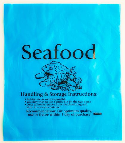 Blue Seafood R/Bag Large 500pc/roll x 4