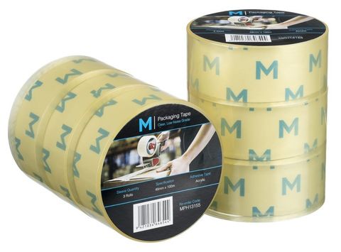 M L/Noise Tape Clear 48X100m 36roll/ctn