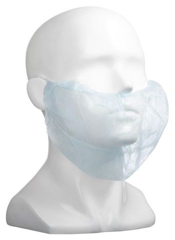 P Beard Cover PP D/Loop Blue 1000pcs/ctn