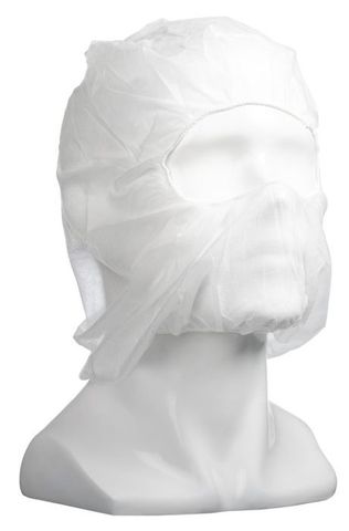 PP Full Face Balaclavas White 400pcs/ctn