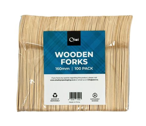 Q Wooden Fork 100pcs x 10pk 1000pcs/ctn