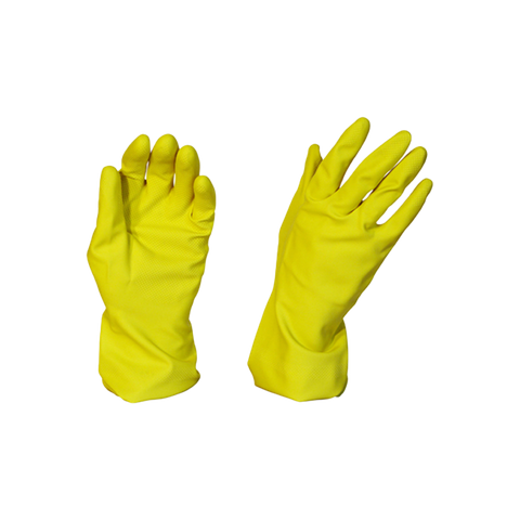 M Silverline Yellow Glove Large 12pr/pkt