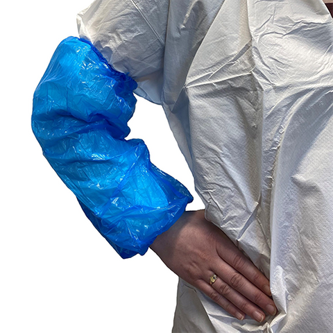 P Blue PE Oversleeves 2000pcs/ctn