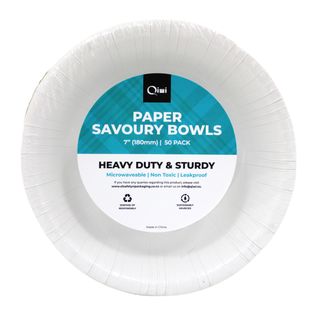 Q 7" Paper Bowl HD 50pcs x 10pkt/ctn