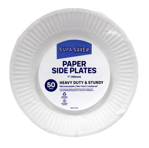 SS 7" Paper Plates 50pcs x 10pkt/ctn