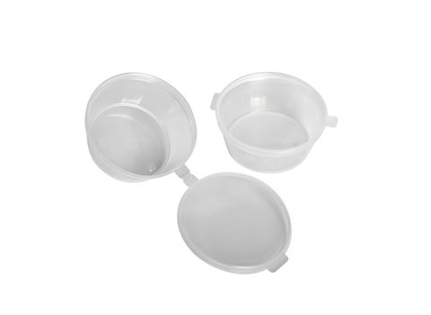 Q 2oz Sauce Cup H/Lid 50pc x 20pkt/ctn