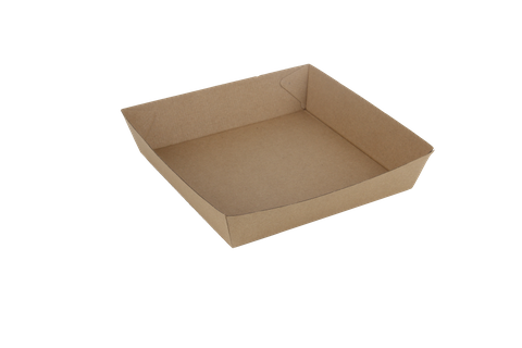 Q Kraft Board Food Tray #2 - 240pcs/ctn