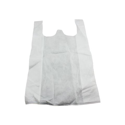 Q Medium White N/Woven Bag 500pcs/ctn