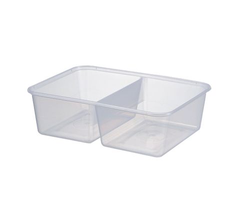 SS 650ml 2C Rect. Container 500pcs/ctn