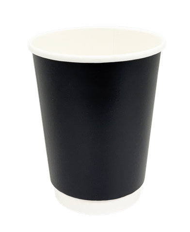 Q 12oz D/W Black Coffee Cup 500pcs/ctn