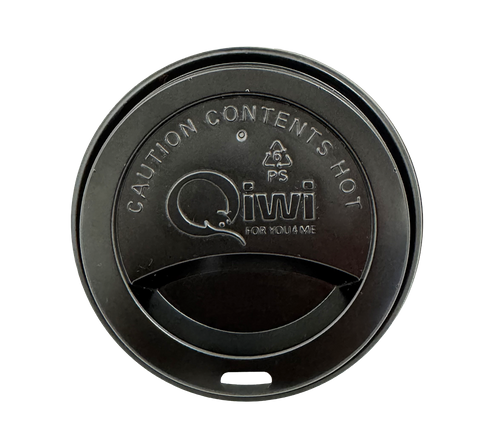 Q Coffee Cup Lids Black 8/12/16oz 500pcs