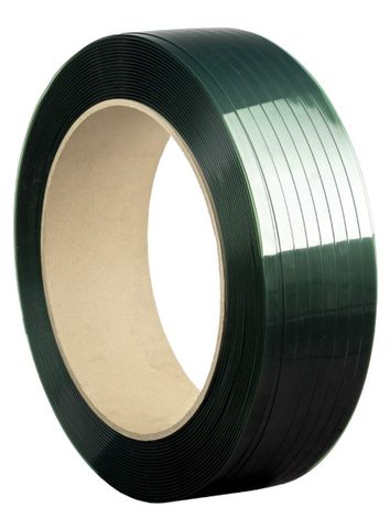 PET Strap Embossed Green 16mmx1.2Mx1.0mm