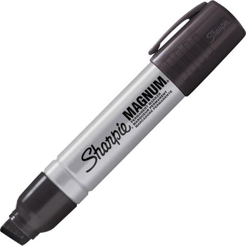 S Marker Black Chisel Tip Jumbo 15mm
