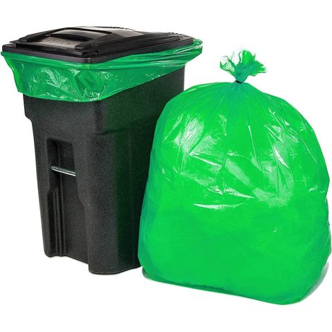 Q Bin Liner Green 120L FP 25PK x 8pkt/ct