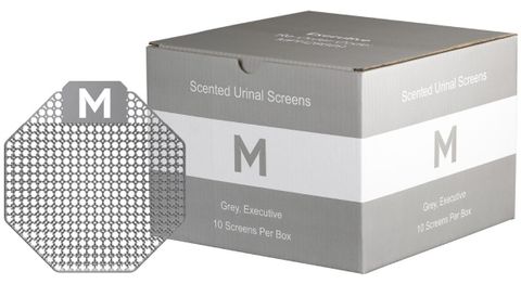 M Scented Urinal Screen - Grey 10pc/ctn