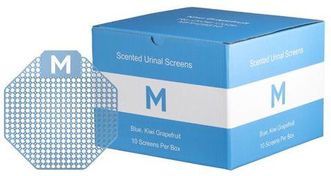 M Scented Urinal Screen - Blue 10pc/ctn